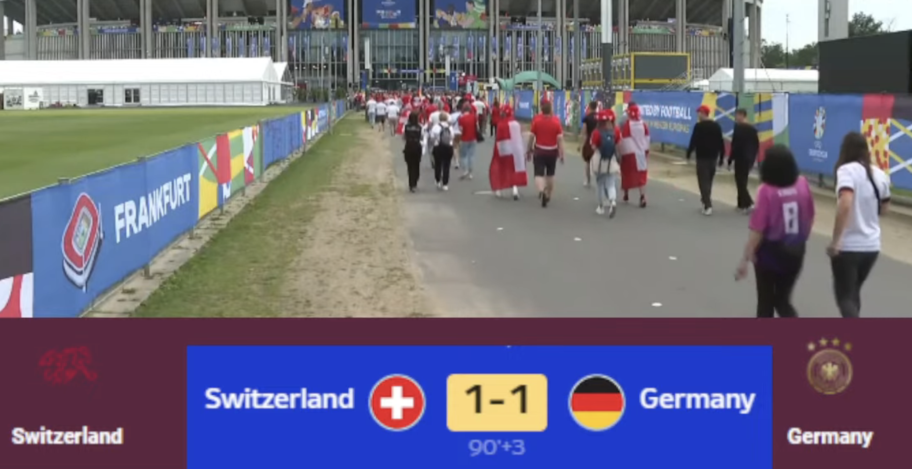 Switzerland 1-1 Germany