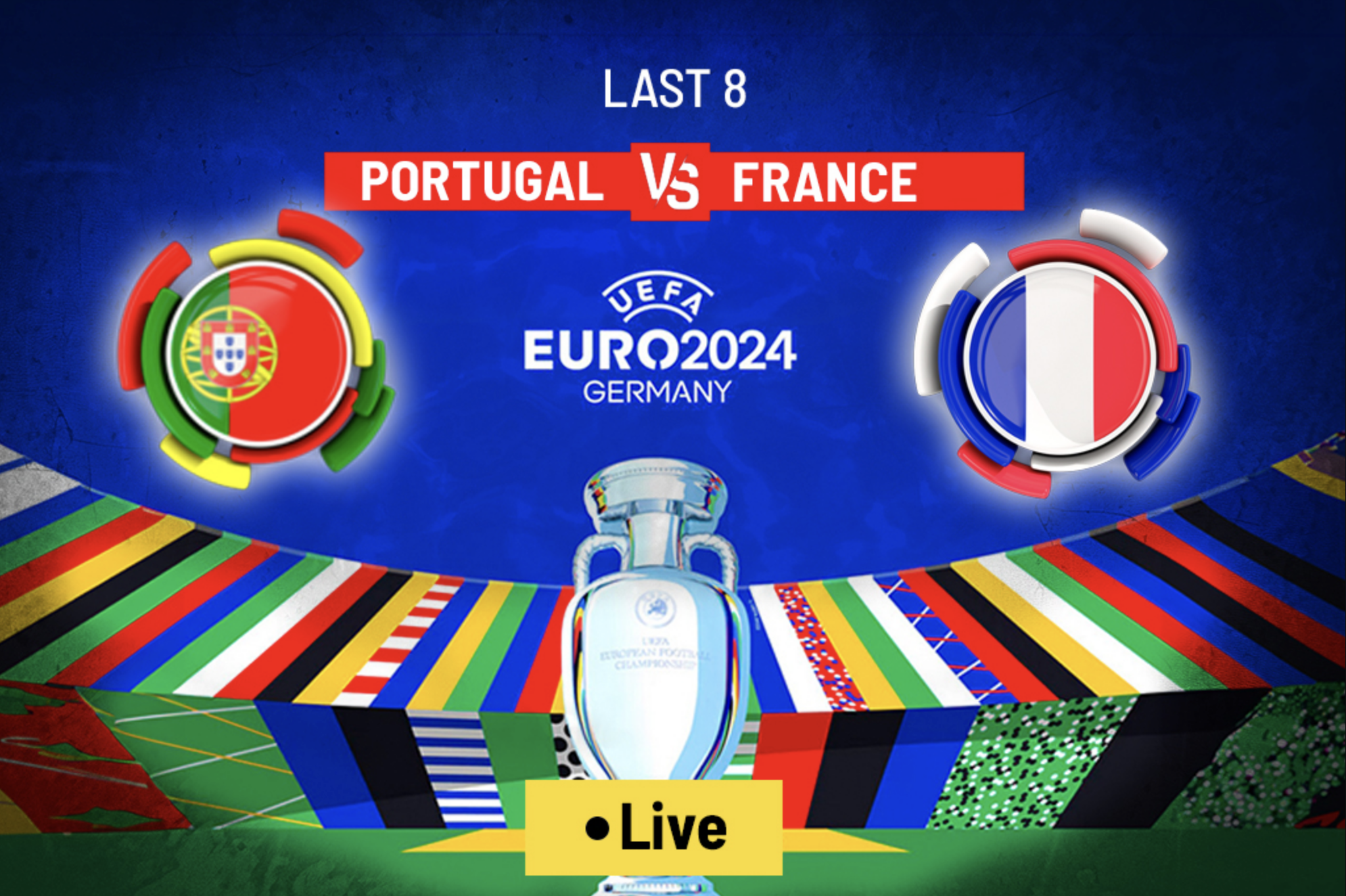 Portugal vs France - Euro 2024